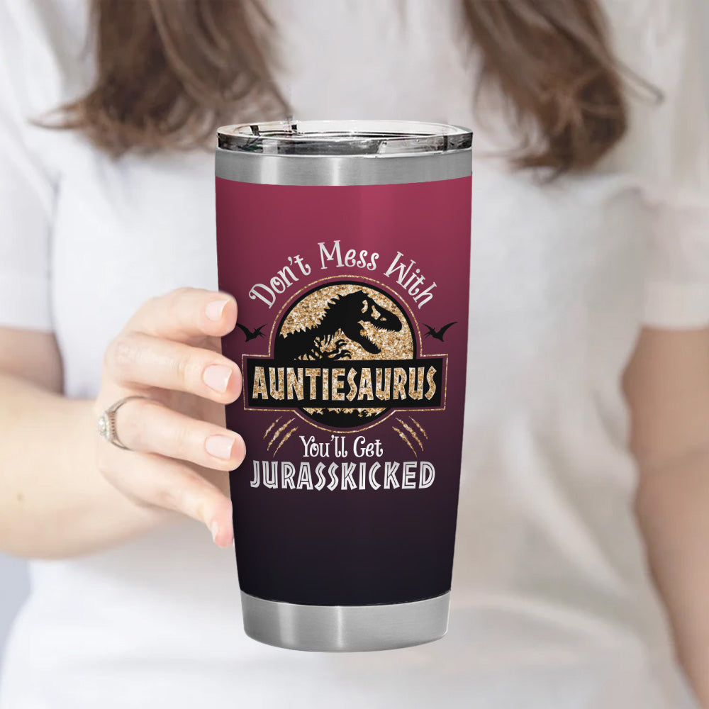Tazza Divertente Unclesaurus E Auntiesaurus Per Zio E Zia - Tazza In Ceramica Blu E Rosa, Lavabile In Microonde E Lavastoviglie